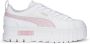 Puma Mayze Lth Fashion sneakers Schoenen white pearl pink vivid violet maat: 38.5 beschikbare maaten:38.5 - Thumbnail 3
