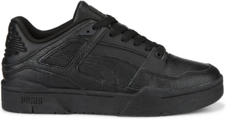 Puma Leren Slipstream Zwarte Heren Sneakers Black Heren