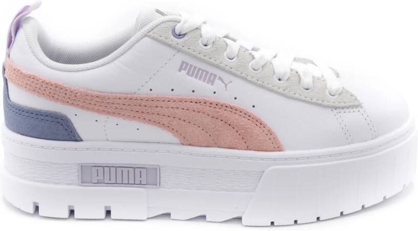 Puma Leren Sneakers voor Dames Comfortabel & Duurzaam Wit Dames