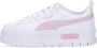 Puma Mayze Lth Sneakers Wit Roze Violet White Dames - Thumbnail 1