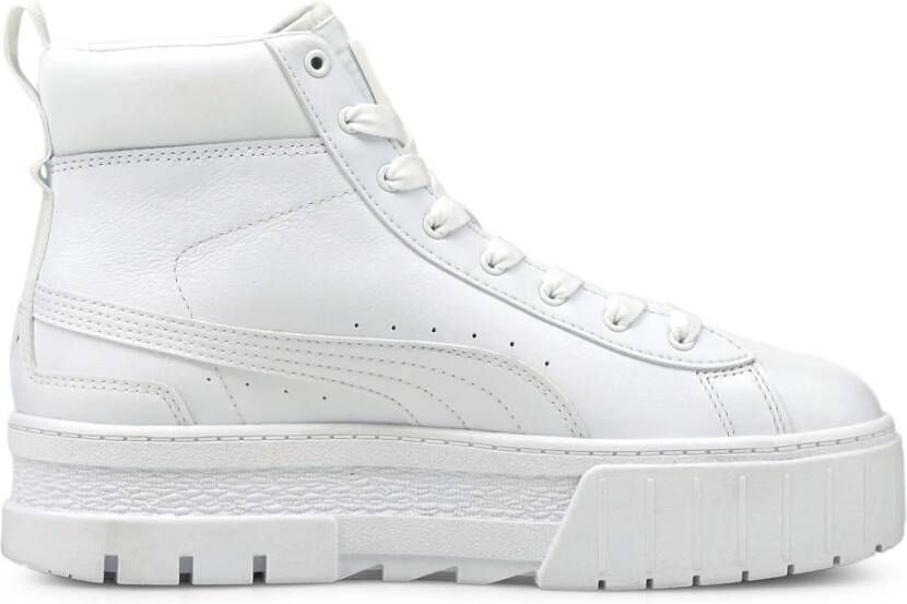 PUMA Mayze Mid Wn Hoge sneakers Leren Sneaker Dames Wit - Foto 3