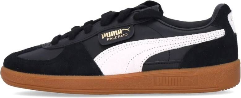 Puma Palermo sneaker van suède met leren details