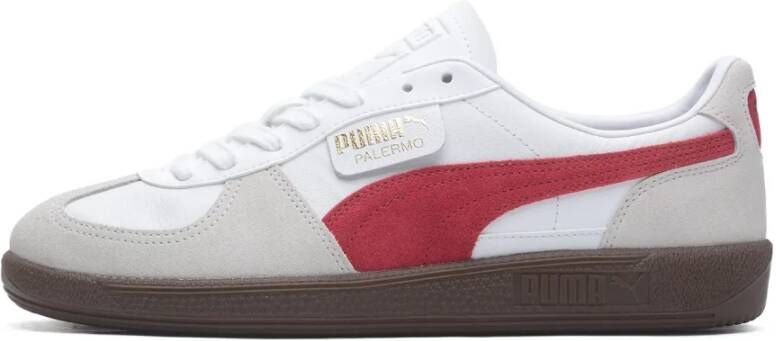 Puma Palermo W Wht red gum$ WHITE- Heren WHITE