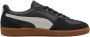Puma Palermo Lth Black Feather Gray Gum Zwart Leer Lage sneakers Unisex - Thumbnail 3