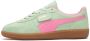 Puma Palermo Fresh Mint Fast Pink Groen Suede Lage sneakers Unisex - Thumbnail 1