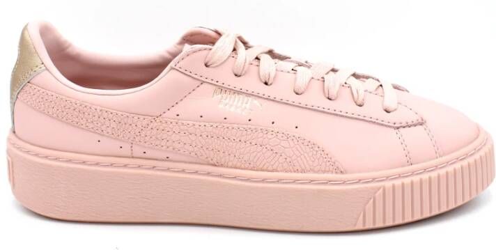 Puma Platform Leren Veterschoenen