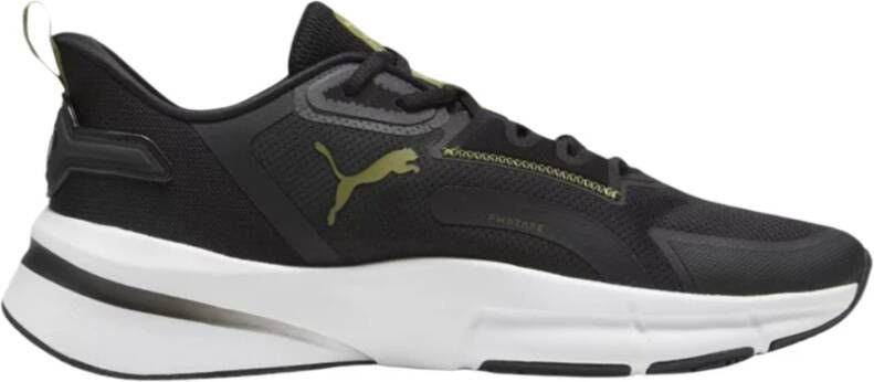 PUMA PWRFrame TR 3 Heren Sportschoenen Black-Olive Green-Lime Pow