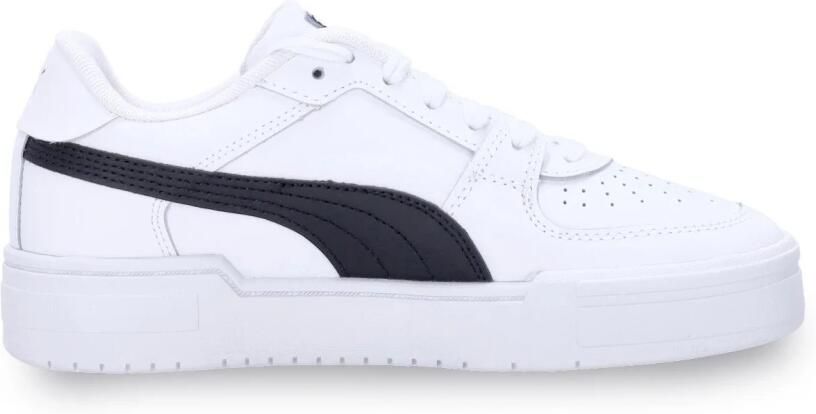 Puma California Pro sneakers wit zwart Imitatieleer Effen 35.5