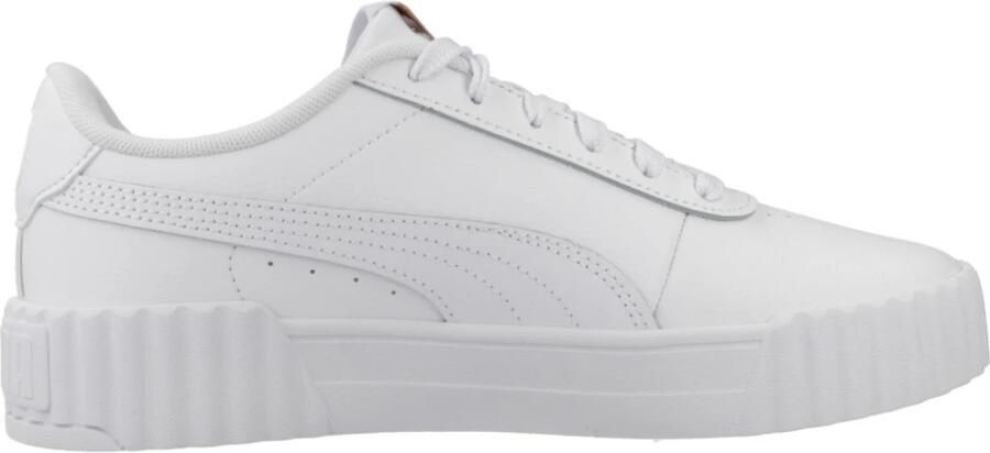 PUMA Carina 3.0 dames sneaker leren schoenen 400365 01 wit - Foto 4