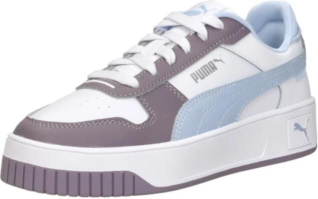 PUMA Carina Street Jr Sneakers Kids Leren Sneaker Paars - Foto 3