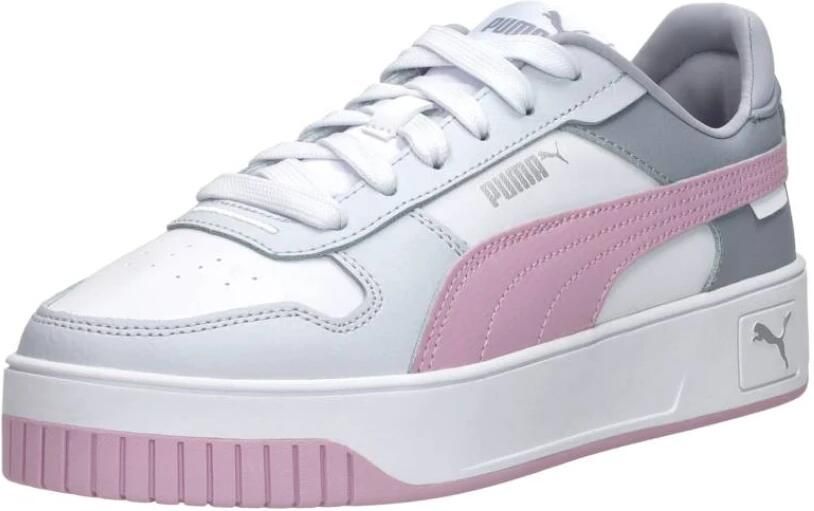 PUMA Carina Street Dames Sneakers White-Grape Mist- Silver - Foto 2