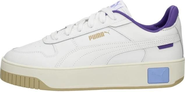 PUMA Carina Street Sportschoen Dames Wit blauw - Foto 2
