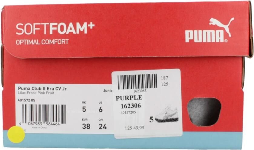 PUMA Club II Era Sneakers paars Suede Dames - Foto 4