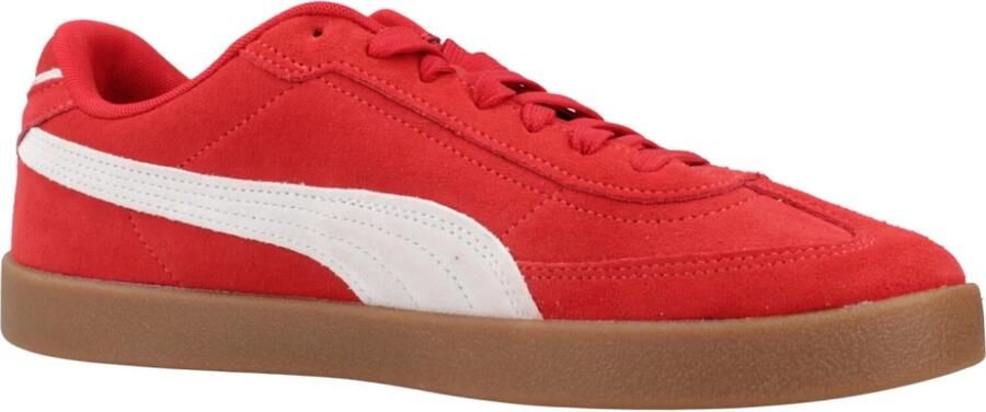 PUMA Club II Era Suede Unisex Sneakers For All Time Red- White- Gold - Foto 2
