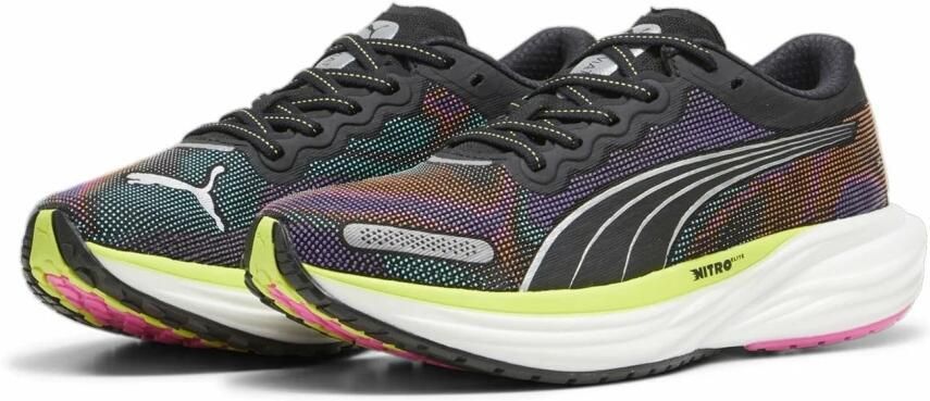 PUMA Deviate Nitro 2 Psychedelic Rush Hardloopschoenen Grijs 1 2 - Foto 8