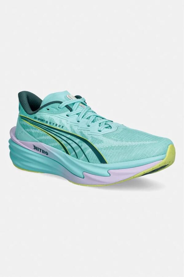 PUMA Deviate Nitro 4 X Hyrox Hardloopschoenen Groen 1 2 Man - Foto 6