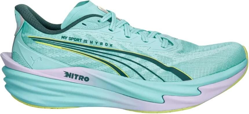 PUMA Deviate Nitro 4 X Hyrox Hardloopschoenen Groen 1 2 Vrouw - Foto 8