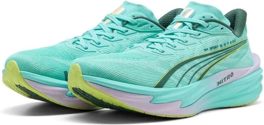 PUMA Deviate Nitro 4 X Hyrox Hardloopschoenen Groen 1 2 Man - Foto 8