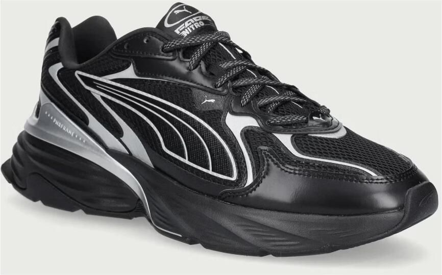 Puma Fade Sneakers Heren Zwart Mesh Synthetisch