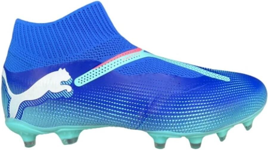 PUMA Fußballschuhe Mid Future 7 Match+ LL FG AG 107928 Bluemazing- White-Electric Peppermint - Foto 3