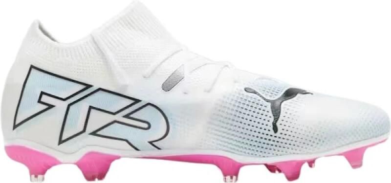 PUMA Future 7 Match Gras Kunstgras Voetbalschoenen (MG) Wit Roze Zwart - Foto 4