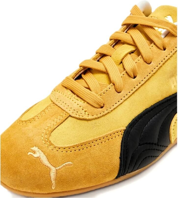 Puma Gele Suède Veterschoenen