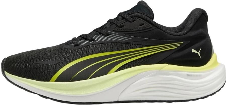 Puma Electrify Nitro mesh hardloopschoenen 4 zwart lichtgroen - Foto 3