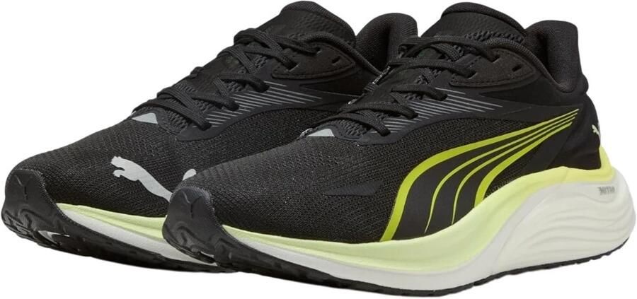 Puma Electrify Nitro mesh hardloopschoenen 4 zwart lichtgroen - Foto 7