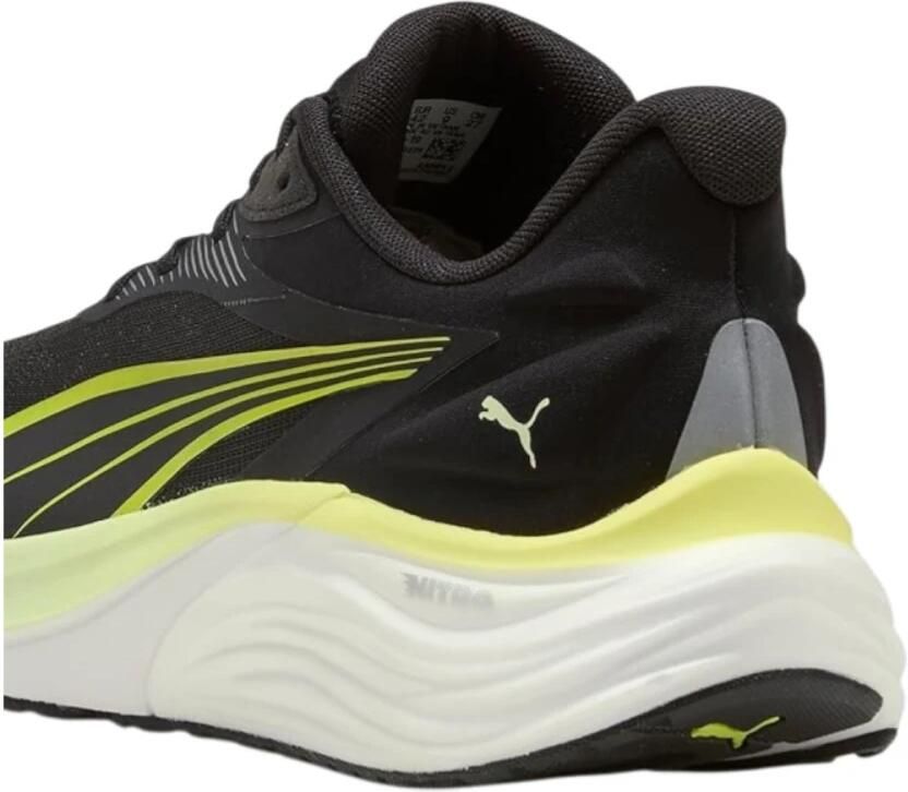 Puma Electrify Nitro mesh hardloopschoenen 4 zwart lichtgroen - Foto 5
