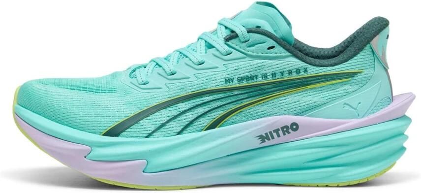 PUMA Deviate Nitro 4 X Hyrox Hardloopschoenen Groen 1 2 Vrouw - Foto 2