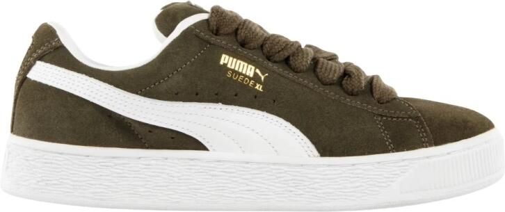 Puma Suede XL dark olive white Groen Suede Lage sneakers Unisex - Foto 7