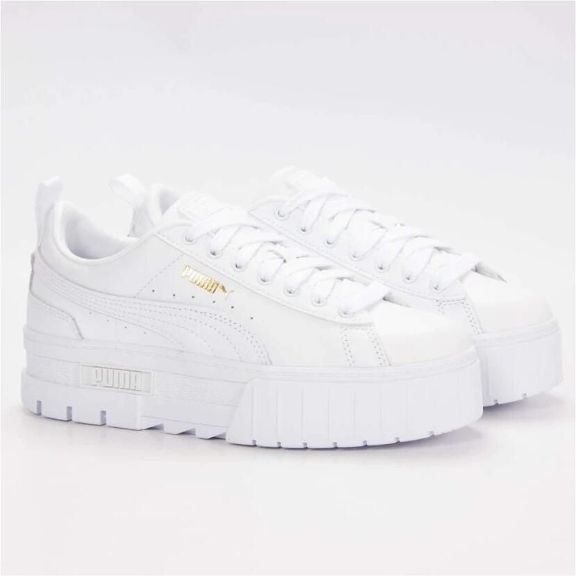 PUMA Mayze Classic Wn's Lage sneakers Leren Sneaker Dames Wit - Foto 6