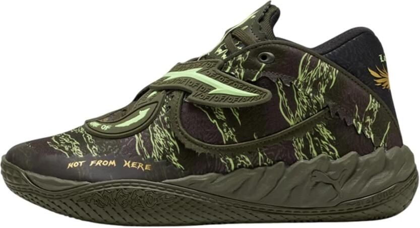 Puma MB.05 Sneakers Heren Olijf Mesh Synthetisch