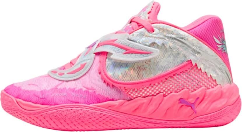 Puma Mb.05 World Tour Sneakers Roze Mesh Synthetisch - Foto 2