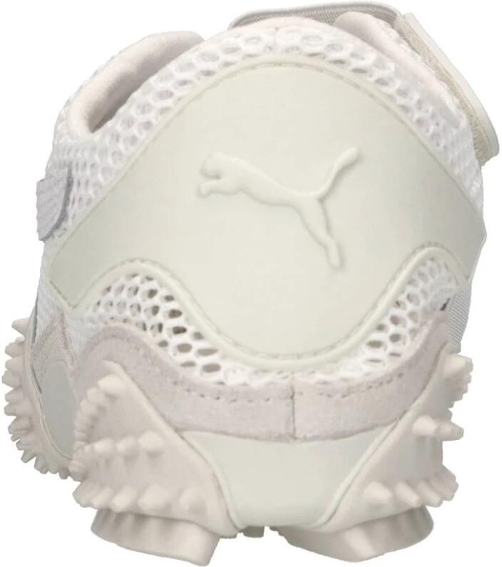 Puma Witte Mesh Sneakers met Grijze Details - Foto 3