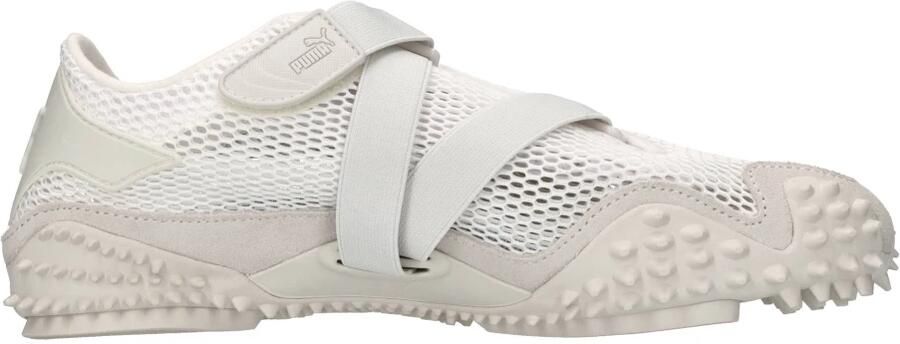 Puma Witte Mesh Sneakers met Grijze Details - Foto 6