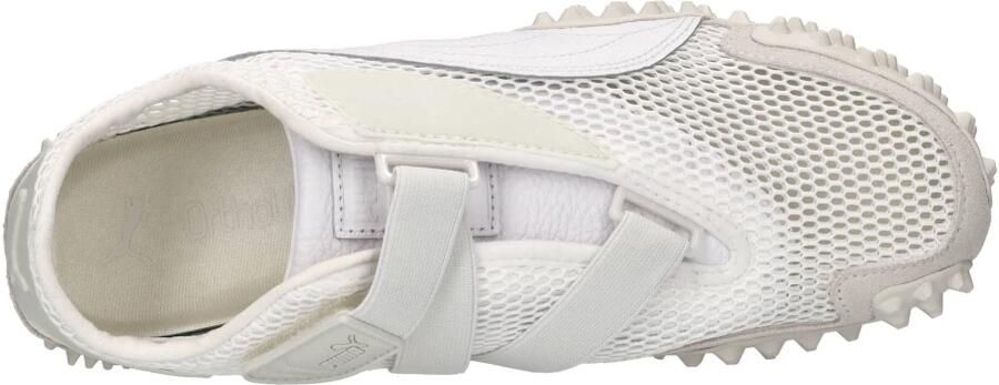 Puma Witte Mesh Sneakers met Grijze Details - Foto 4