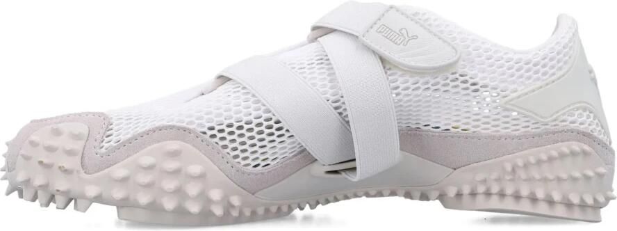 Puma Witte Mesh Sneakers met Grijze Details - Foto 8