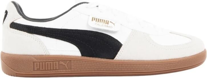 Puma Palermo Lth White Vapor Gray Gum Wit Leer Lage sneakers Unisex - Foto 12