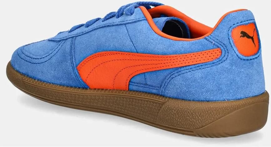 Puma Palermo | blauwe suède sneakers Blauw Suede Lage sneakers Unisex - Foto 3