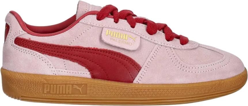 Puma Palermo sneaker van suède met leren details