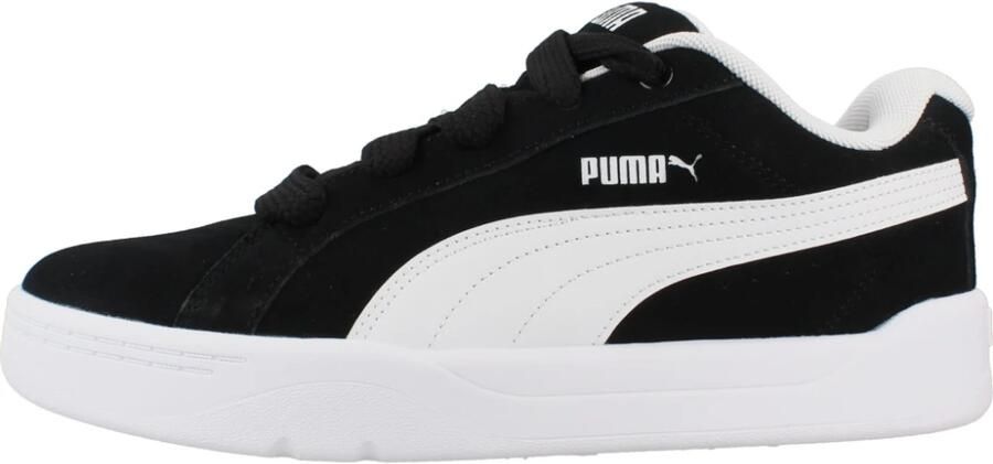 PUMA Park Lifestyle Easy heren sneakers zwart wit Echt leer Uitneembare zool
