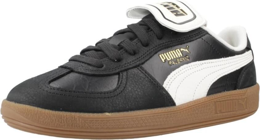 PUMA Palermo Premium Sneakers Leren Sneaker Zwart - Foto 9