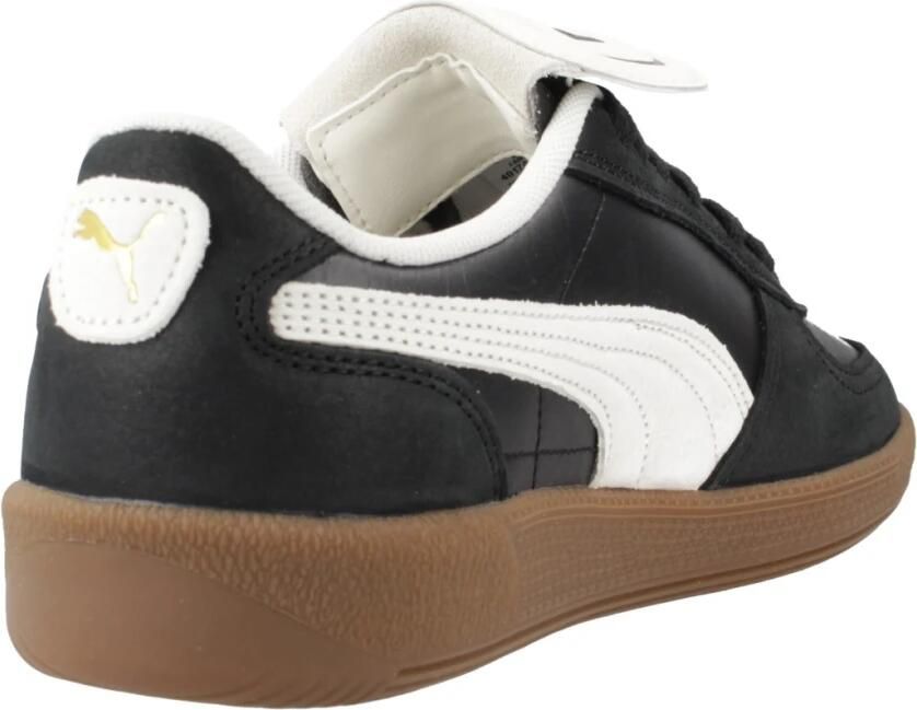 PUMA Palermo Premium Sneakers Leren Sneaker Zwart - Foto 4