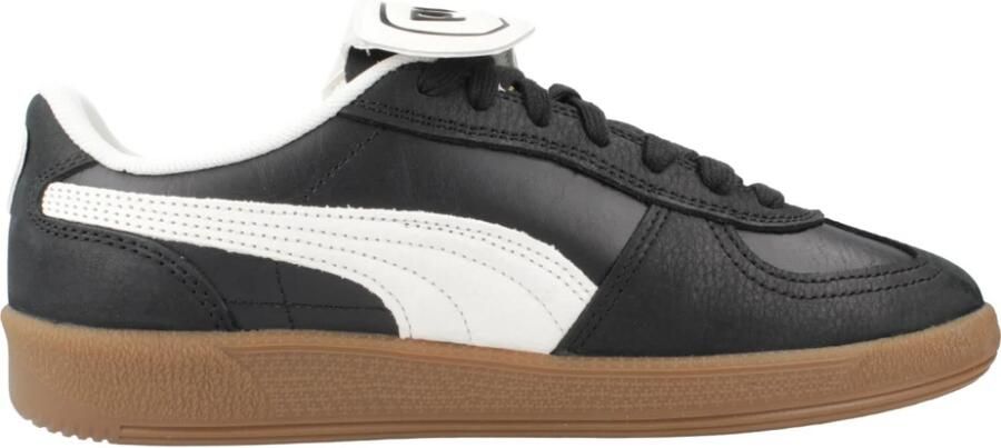 PUMA Palermo Premium Sneakers Leren Sneaker Zwart - Foto 11