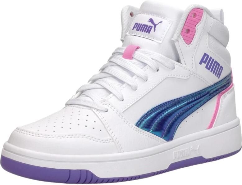 PUMA Rebound v6 Mid Bouncy Sky Sneakers wit Dames