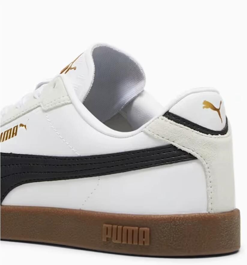 Puma Sneakersy skórzane z obszyciem w kontrastowym kolorze model Club II Era - Foto 5