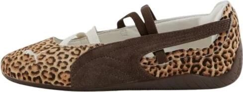 PUMA Ballerina met riempjes 'Speedcat Wild' chocoladebruin lichtbruin - Foto 3
