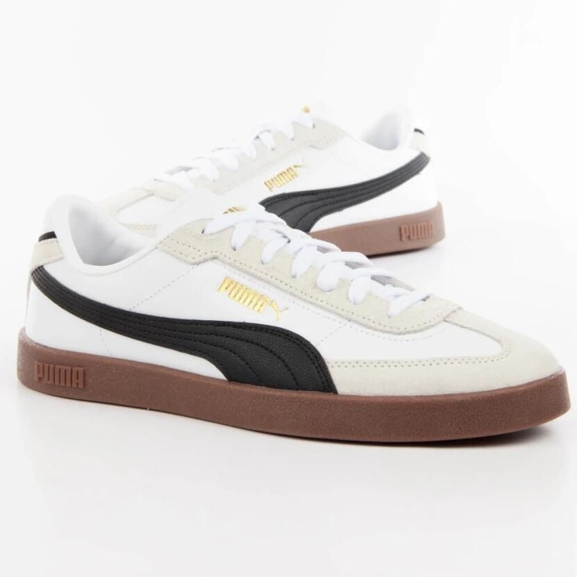 Puma Sneakersy skórzane z obszyciem w kontrastowym kolorze model Club II Era - Foto 7