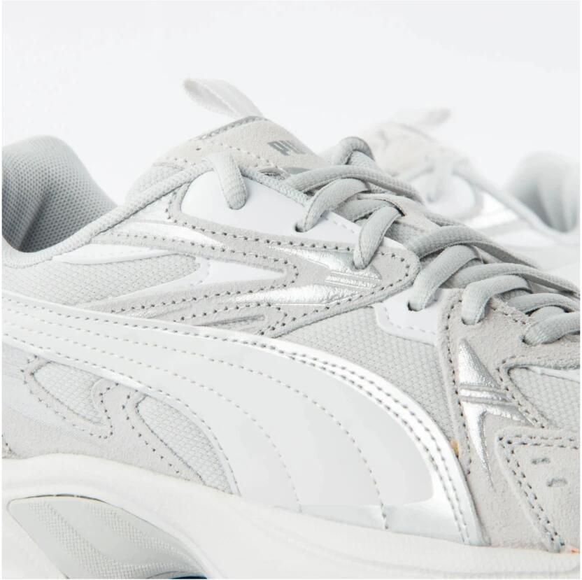 PUMA Milenio Tech Suede Unisex Sneakers Cool Light Gray-Feather Gray- White - Foto 5